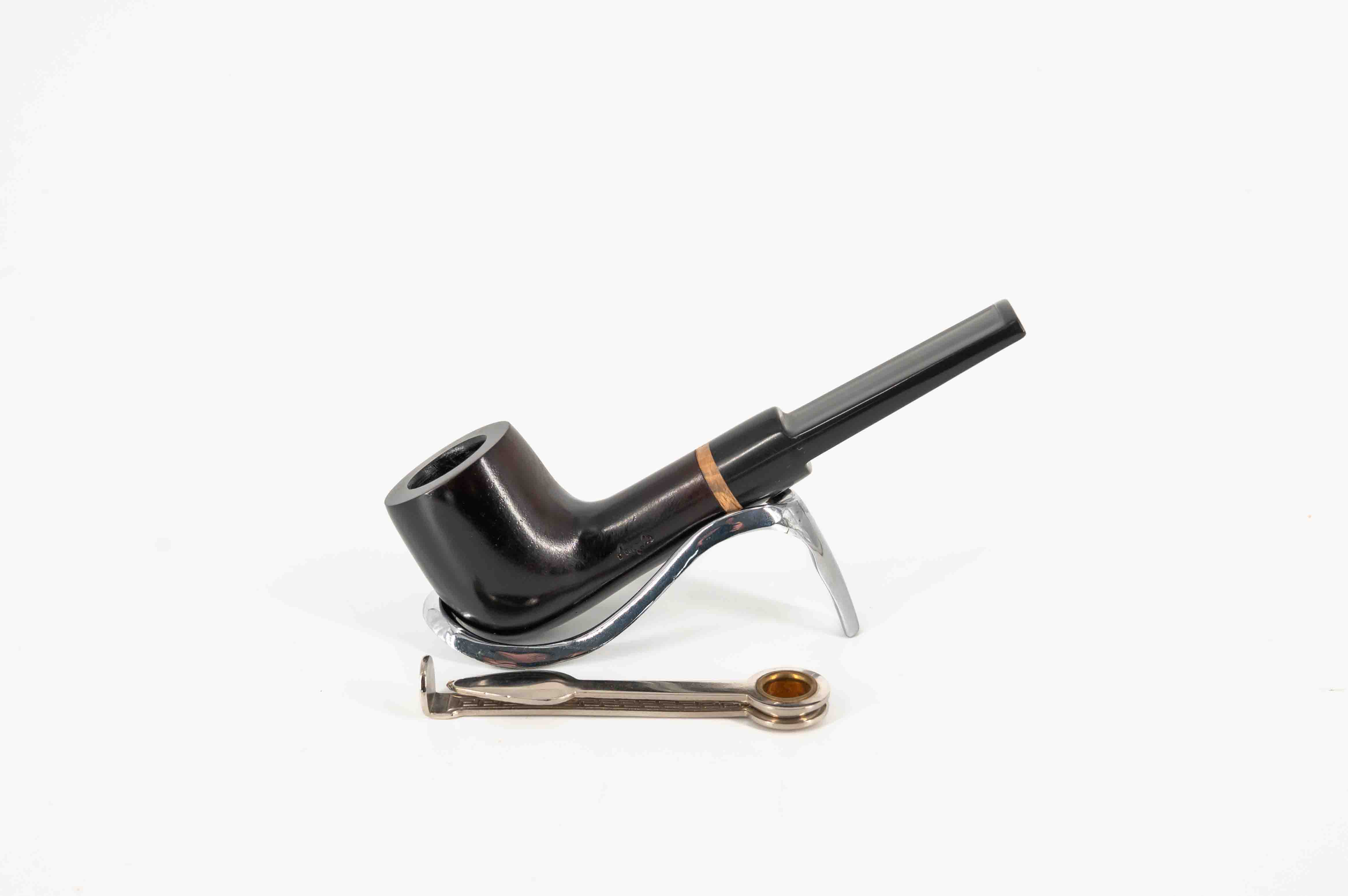 Angelo Midi kis méretű hangagyökér pipa, 9 mm filteres, Billiard, nyerges, egyenes - 36